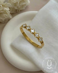 Anti-Tarnish Gold Bangle size Adjustable Size Medium