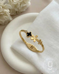 Anti-Tarnish Gold Bangle Adjustable Size 2.2