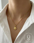 Anti-Tarnish Gold Shell Pendant Necklace